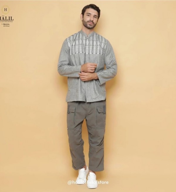 Baju Muslim/ Kurta/ Baju Koko Pria/ Gamis Pakistan Halil/ Halil B8